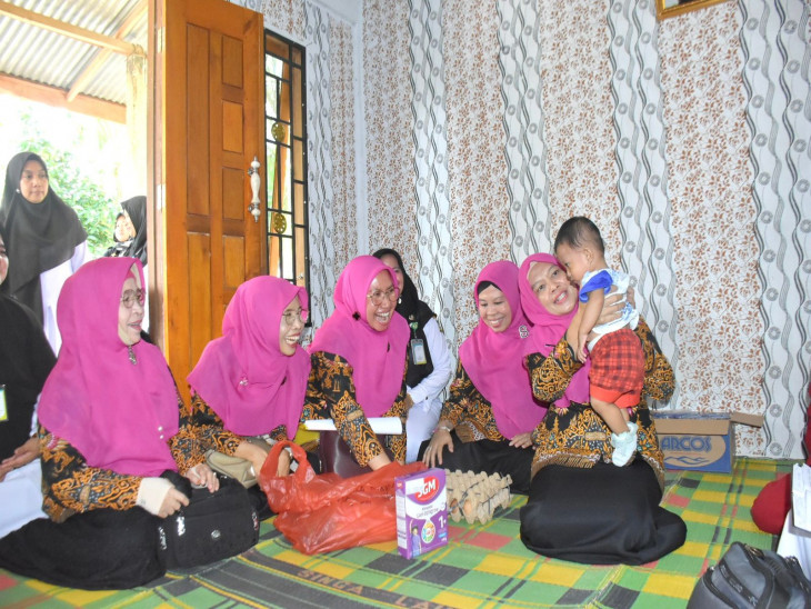Ketua DPC PP PAUD Kampar, Ricana Djayanti Hambali, mendukung program 