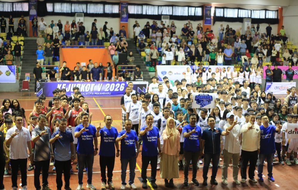Kejurkot V Perbasi Pekanbaru: Rekor Turnamen Basket Terbesar Resmi Dimulai!